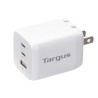 Targus cargador multi port GaN de pared 65W blanco - APA11606TT