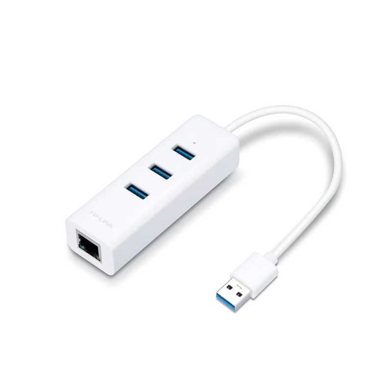TP-link adaptador USB 3.0 3-Port Hub & gigabit ethernet 2en 1 USB - UE330