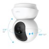TP Link camara de seguridad con doble lente y movimiento panoramico/inclinacion para interiores y ex