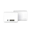 TP-link router Mercusys Sistema WiFI 6 Mesh, AX3000 Halo H80X(2-pack)