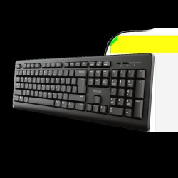 Trust teclado alambrico primo usb negro 23883