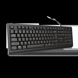 Trust teclado alambrico primo usb negro 23883