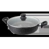 Westinghouse cacerola baja con tapa marmol negro 28 cm WCCC0009L28MBB