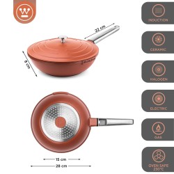 Westinghouse cacerola baja Performance terracota 28cm WCCW0095028OR