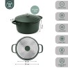 Westinghouse cacerola Performance verde 28cm WCCC0095028SG