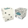 Amoos pañuelos faciales de papel desechable cubo cosmetico 50 X 3 capas caja de 24unds - F623501