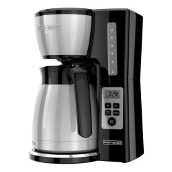 Black + Decker cafetera 12 tazas vortex termica inox - CM2046S-LA