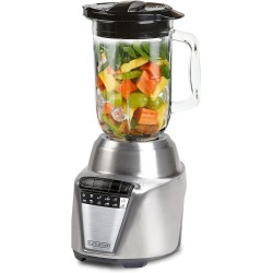 Black + Decker licuadora 8 veloc vidrio 1.25L 700w gris - BL0876-2SDLA