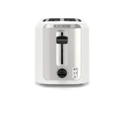 Black+Decker tostadora 2 rebanadas plateada - TR7827-1WDLA