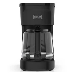 Black + Decker cafetera 12 tazas vortex switch filtro perman negro mate - CM0021-0BDLA