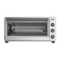Black + Decker horno tostador 12 rebanadas 32L extra ancho gris - TO8230-0GDLA