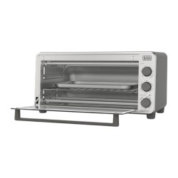 Black + Decker horno tostador 12 rebanadas 32L extra ancho gris - TO8230-0GDLA