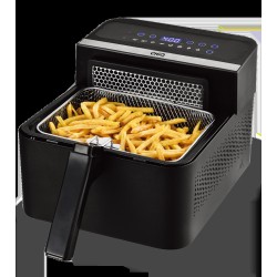 CHIQ freidora aire y aceite duo touch negra CQXAO03G1T1B