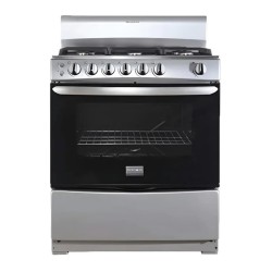Frigidaire cocina de gas 30" 6 quemadores silver FKGH30C3MDQG