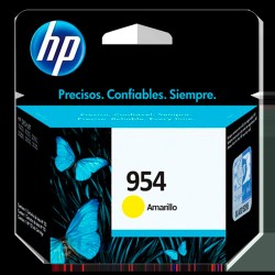 HP cartucho de tinta original 954 amarillo L0S56Al