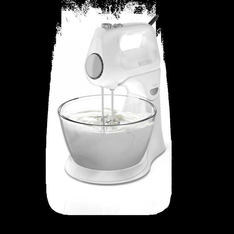Black+Decker Batidora 2 en 1 vertical y manual  250 watts color blanca - MX9125-0WDLA