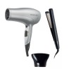 Remington combo secador + plancha de cabello titaniun - S4A500-D3019-F