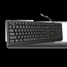 Trust teclado alambrico primo usb negro 23883