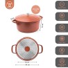 Westinghouse cacerola Performance terracota 28cm WCCC0095028OR