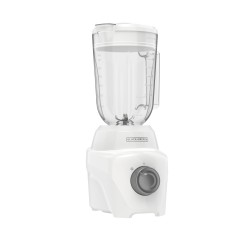 Black + Decker licuadora 2 veloc 700W 2 vaso plast 1.65L ice crush Blanca - BL0877-0WDLA