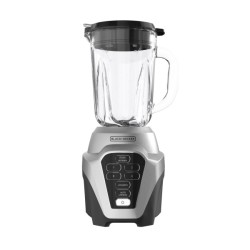 Black + Decker licuadora 4 veloc vidrio 1.5L 700w digital plateada - BL0976-1MDLA
