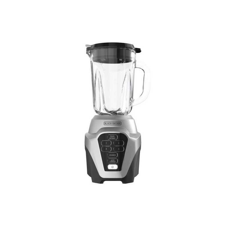 Black + Decker licuadora 4 veloc vidrio 1.5L 700w digital plateada - BL0976-1MDLA