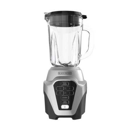Black + Decker licuadora 4 veloc vidrio 1.5L 700w digital plateada - BL0976-1MDLA