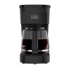 Black + Decker cafetera 12 tazas vortex switch filtro perman negro mate - CM0021-0BDLA
