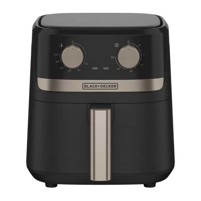 Black + Decker freidora de aire con perillas 4.2L Purifry gris - AFBD42-3BDLA