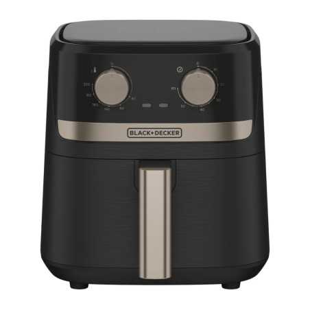 Black + Decker freidora de aire con perillas 4.2L Purifry gris - AFBD42-3BDLA