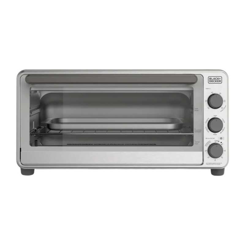 Black + Decker horno tostador 12 rebanadas 32L extra ancho gris - TO8230-0GDLA