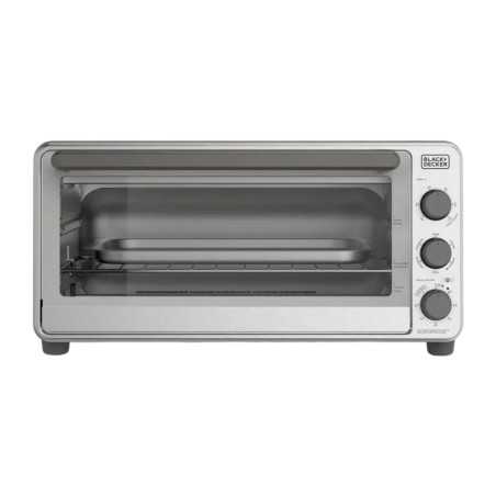 Black + Decker horno tostador 12 rebanadas 32L extra ancho gris - TO8230-0GDLA