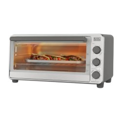 Black + Decker horno tostador 15 lts extra ancho color gris - TO8230-0GDLA