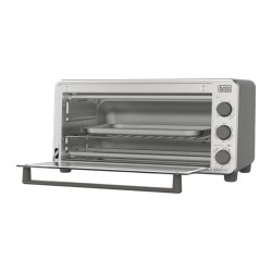 Black + Decker horno tostador 12 rebanadas 32L extra ancho gris - TO8230-0GDLA