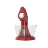 Black + Decker batidora 2 en 1 250w roja 2 tazones vidrio y plast - MX9125-0RDLA