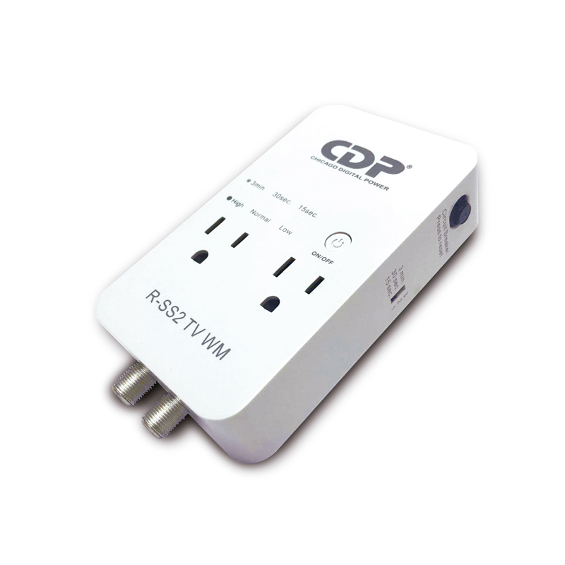 CDP supresor de picos para electrodomesticos para tv-audio y video/ 1800w/15amp R SS2TV