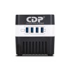 CDP regulador 120 v 500 va/ 250 w avr 4 nema15 4usb RU-AVR604