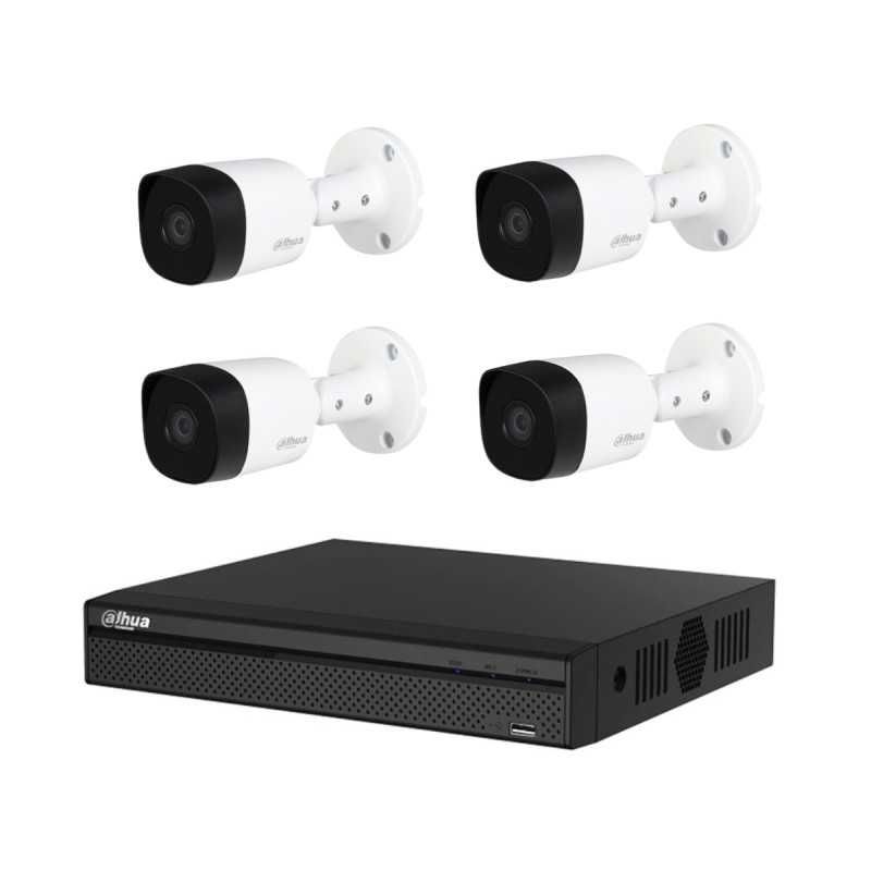 Dahua kit camaras cooper U 2MP 4 camaras 8Ch HDCVI - 1.0.01.12.26412