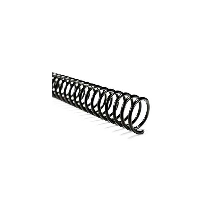 Emdo arillo plastico espiral negro paso 4:1 06mm p/30 hjs bolsa 100 unidades 1111-10660