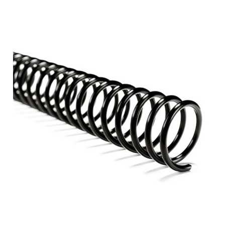 Emdo arillo plastico espiral negro paso 4:1 06mm p/30 hjs bolsa 100 unidades 1111-10660