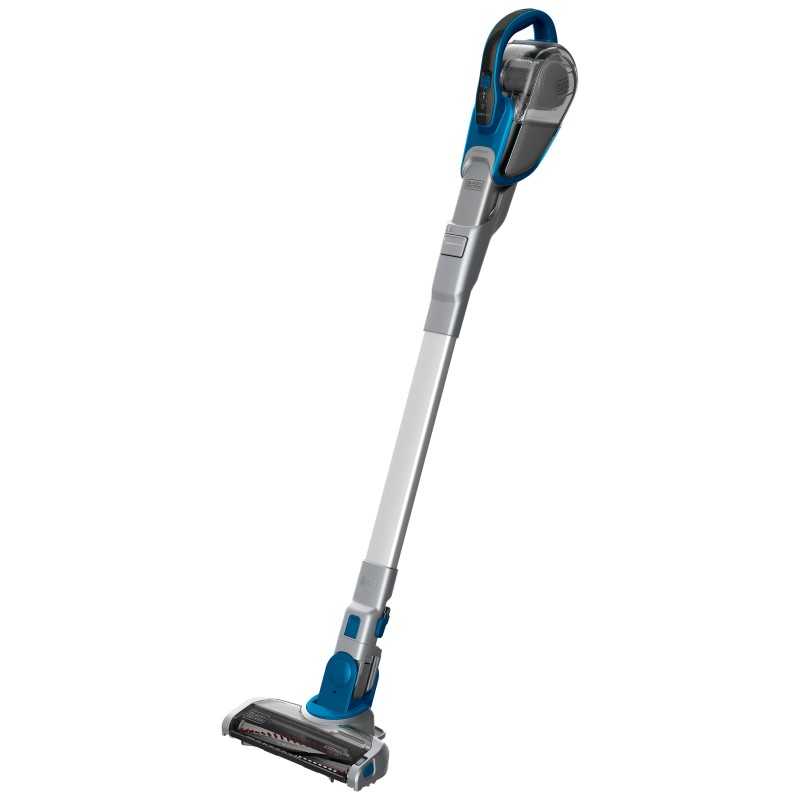 Black + Decker aspiradora inalambrica 2 en 1 de piso y de mano iones de litio - HFEJ415JWMF22-B3