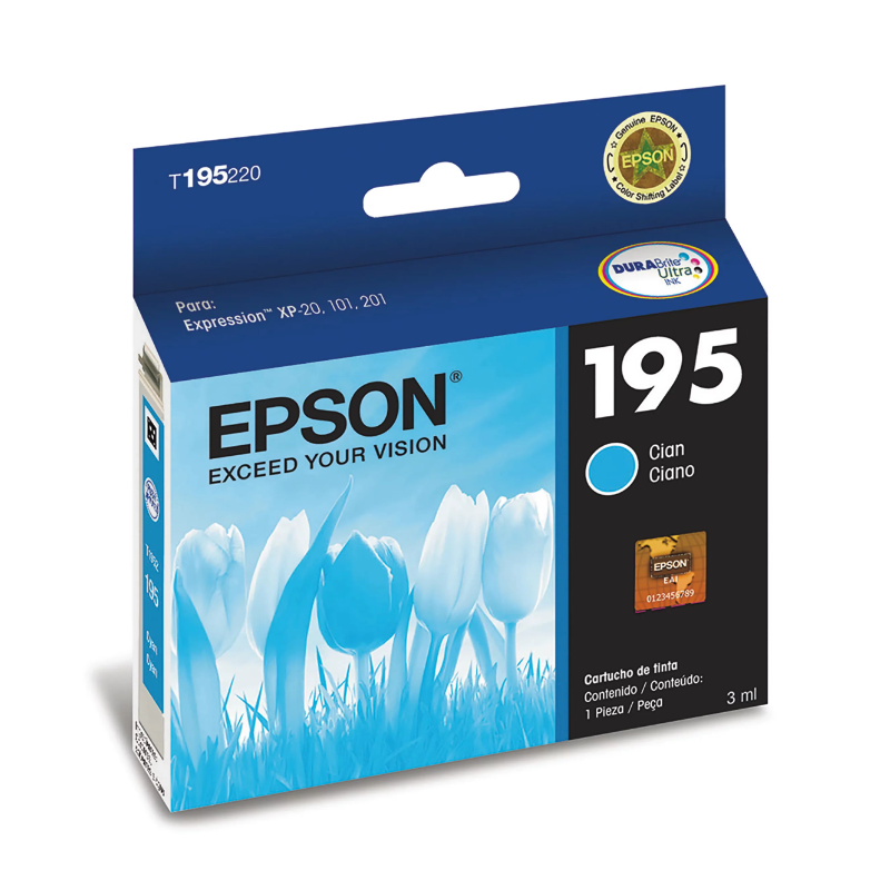 Epson cartucho cyan para XP-101/201/211 T195220-AL