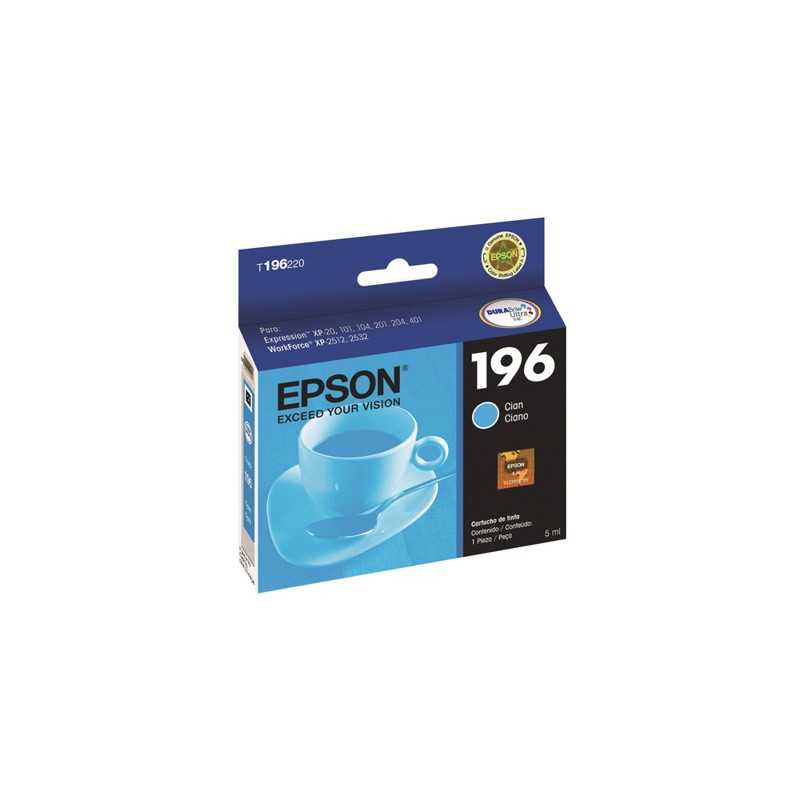 Epson cartucho cyan para XP-101/201/401 workforce WF2512/WF2532 T196220-AL