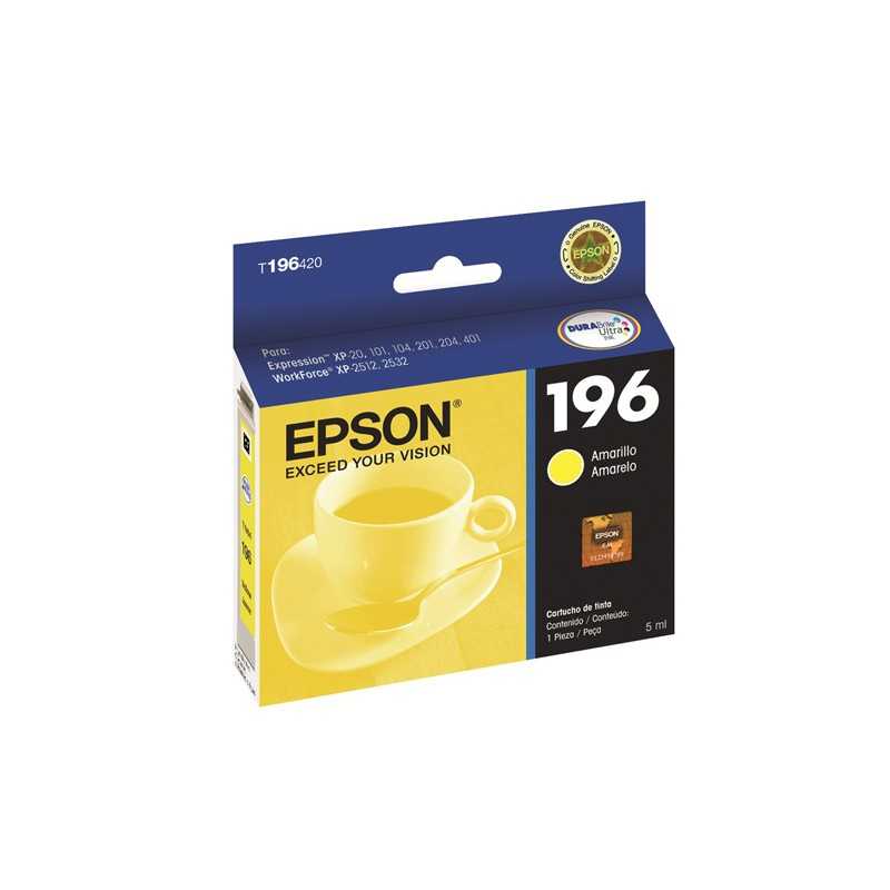 Epson cartucho amarillo para XP-101/201/401 workforce Wf2512/Wf2532 T196420-AL