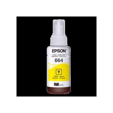 Epson botella tinta amarilla T664420-AL para L110-220-350-355-555 6500 Pag