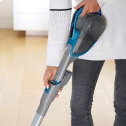 Black + Decker aspiradora inalambrica 2 en 1 de piso y de mano iones de litio - HFEJ415JWMF22-B3