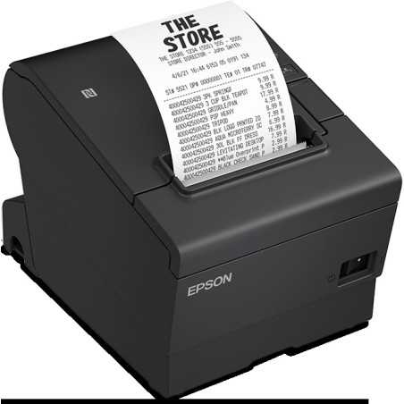 Epson impresora USB + ethernet TM-T88VII-052 negra E04 - C31CJ57052